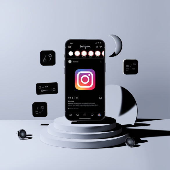 Как переключить приложение Инстаграм на темную тему