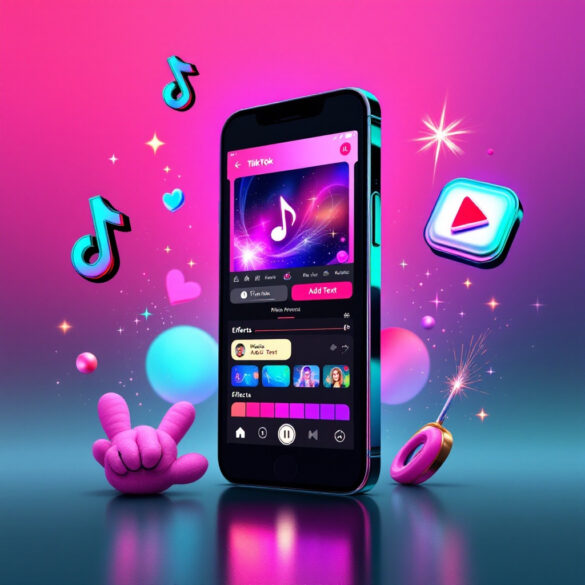 Как монтировать видео в TikTok?