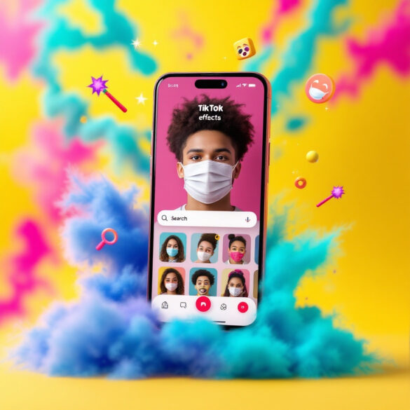 Как в ТикТок найти маску