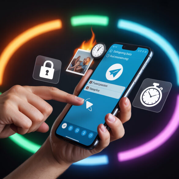 Как отправить самоуничтожающееся фото телеграм?