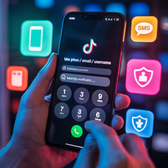 Как в ТикТок войти через телефон?