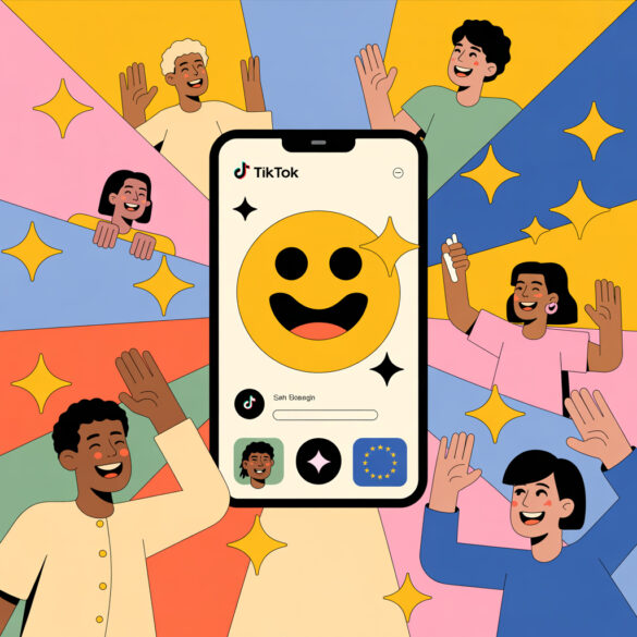 TikTok запустил более позитивную версию приложения в Европе