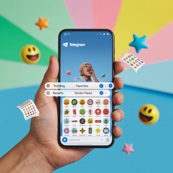 Як вибрати стікери в Телеграм