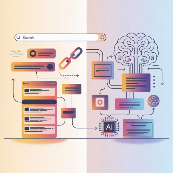 Разница между поисковой оптимизацией и генеративной оптимизацией с использованием искусственного интеллекта