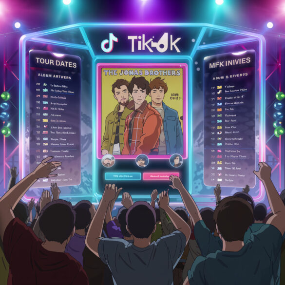 TikTok запускает In-App Hub в честь нового альбома и тура Jonas Brothers
