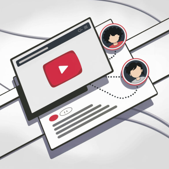 Ютуб экспериментирует с новым отображением соавторов в клипах