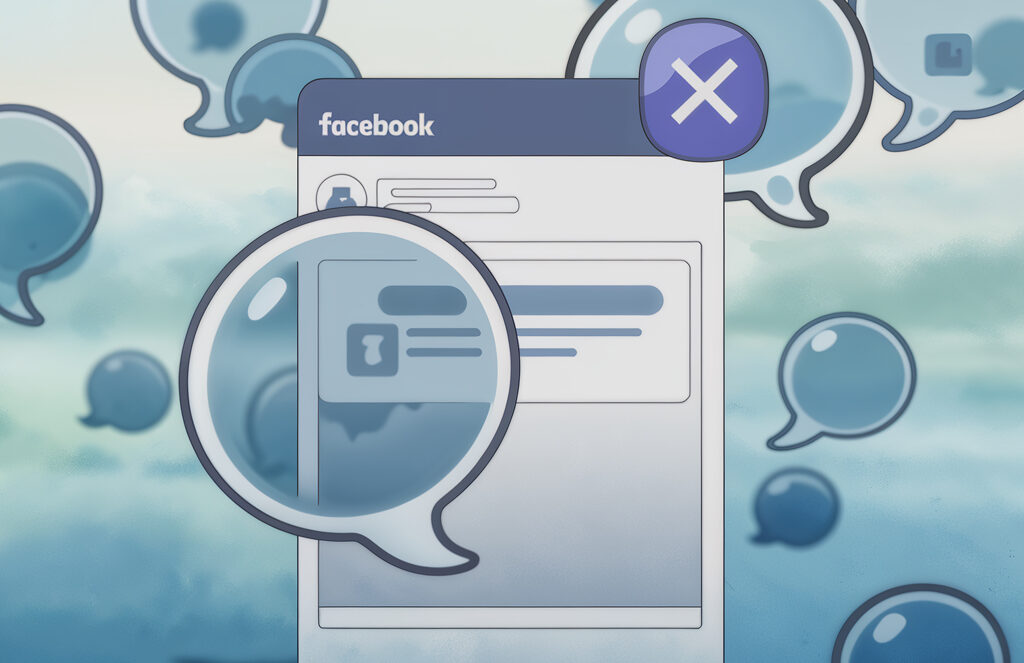 Фейсбук отказывается от общественных чатов