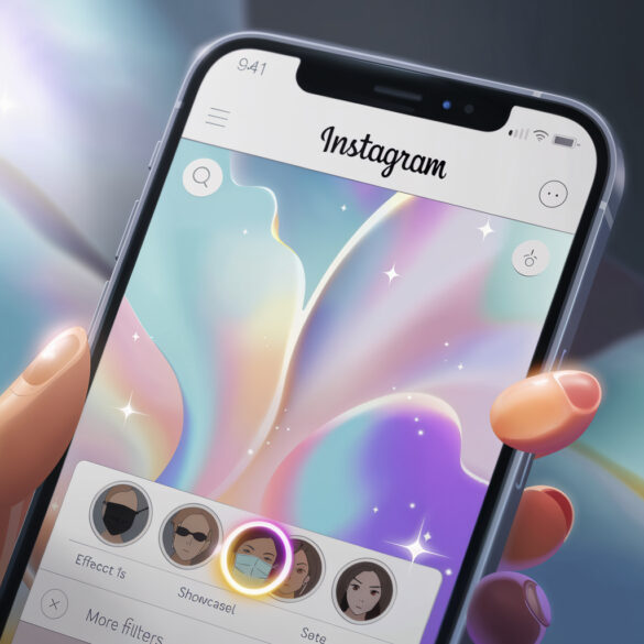 Как найти маску в Инстаграм историях