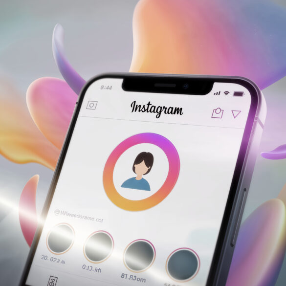 Как сделать цветной круг (круглую рамку) вокруг аватара в Инстаграм