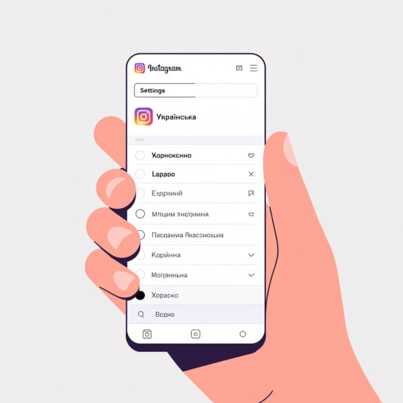 Как поменять язык в Инстаграме на украинский