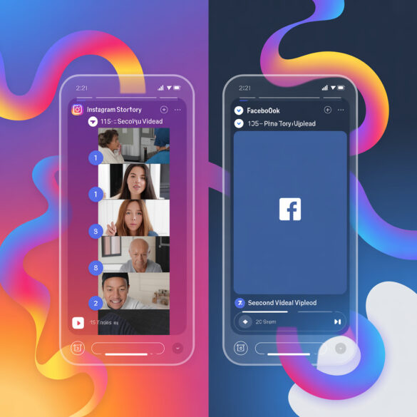 Как загрузить длинное видео в истории Инстаграм и Фейсбук
