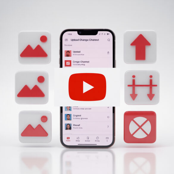 Как сделать обложку профиля в Ютубе на телефоне