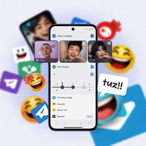 Как сделать видео стикеры в телеграм на телефоне