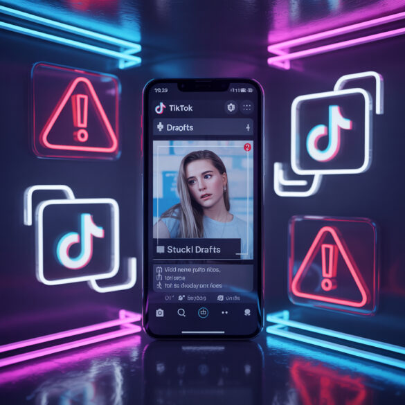 Почему видео сохраняется в черновик тик ток